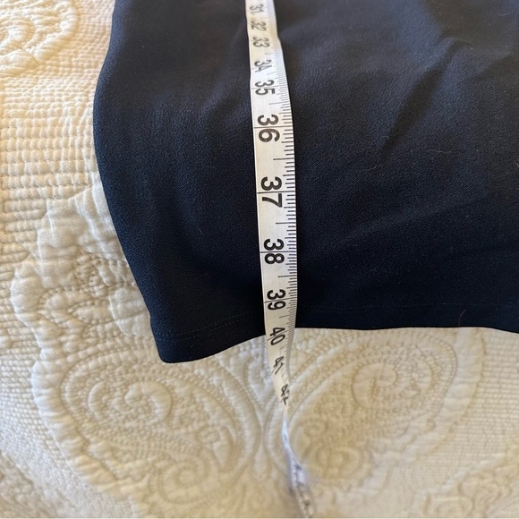 NWT NOOKIE designer black bodycon short sleeve cocktail dress with fringe - Picture 7 of 10